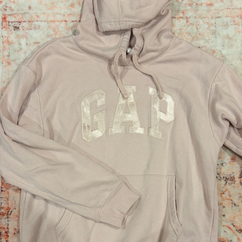 GAP women’s Light Pink Hoodie Sweater
